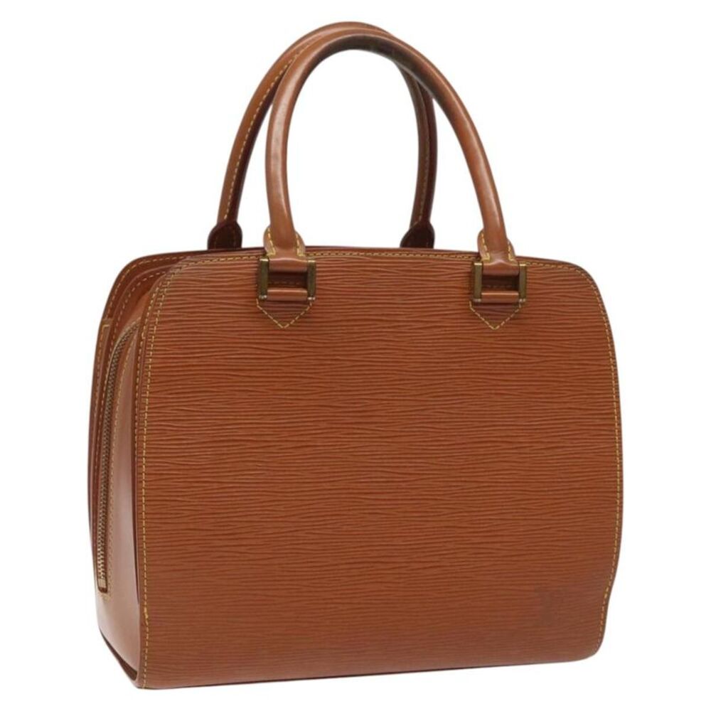 Louis Vuitton Tan Epi Leather Structured Shoulder Bag